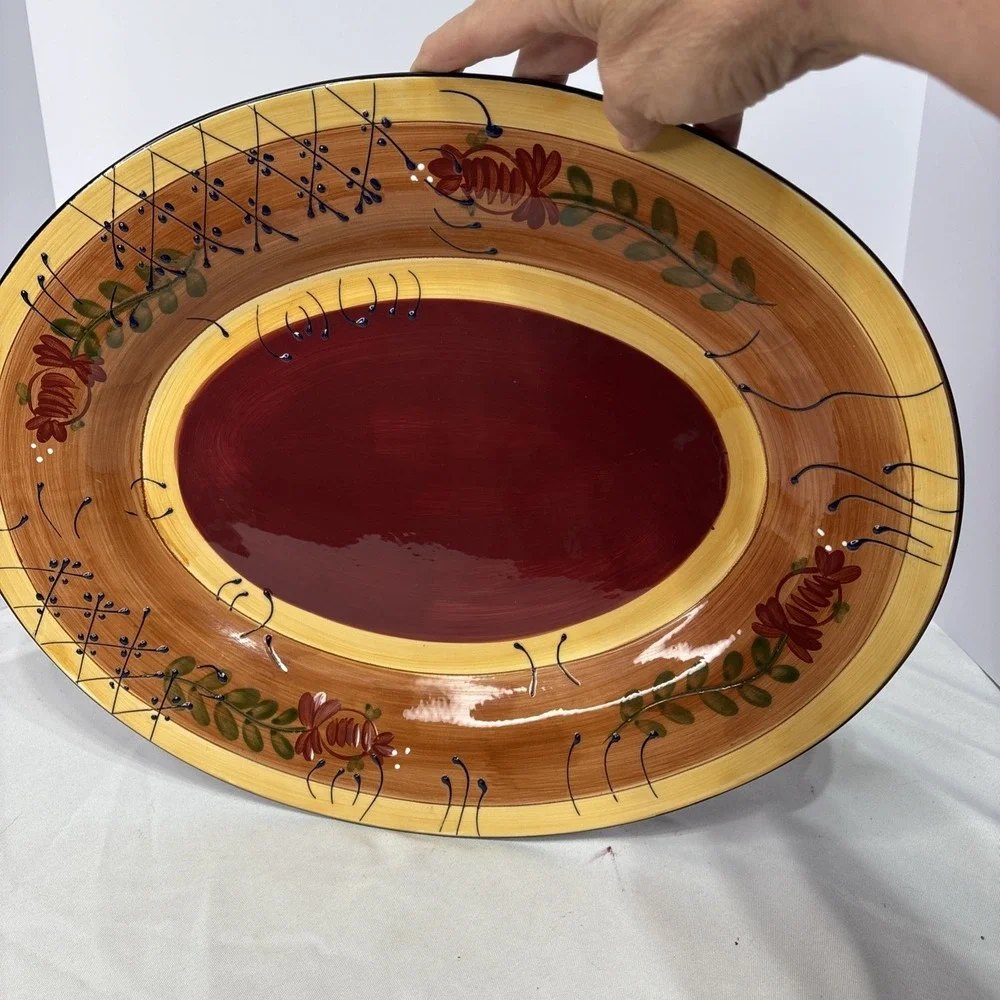Ambiance‎ Romance Oval Platter 18